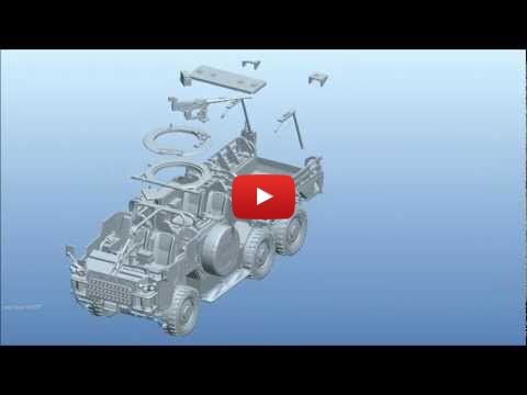 Embedded thumbnail for Airfix Jackal and Coyote 3D assembling video