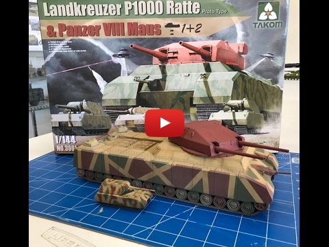 Embedded thumbnail for P1000 RAT 1000 - wunderweapon tank - Full Build