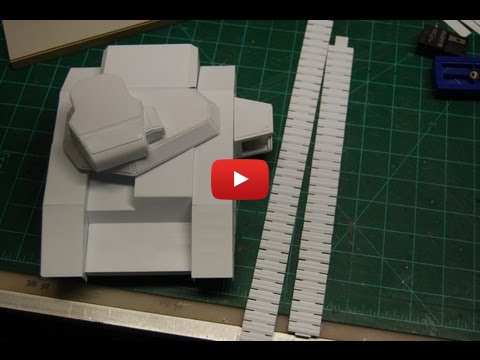 Embedded thumbnail for Warhammer 40K: scratchbuild track for a Baneblade tank