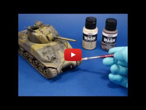 Embedded thumbnail for Weathering  Sherman tracks using washes