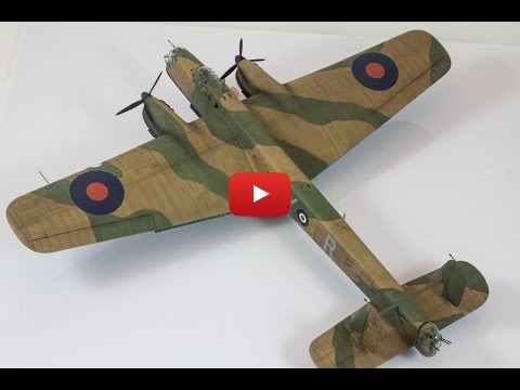 Embedded thumbnail for Painting 1:72 Armstrong Whitworth Whitley MkV by Airfix