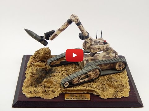 Embedded thumbnail for 3D Printed Military Robot in 1/6 scale