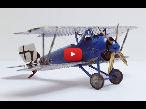 Embedded thumbnail for Stop Motion - Full build of Eduard SSW D.III 1/48 