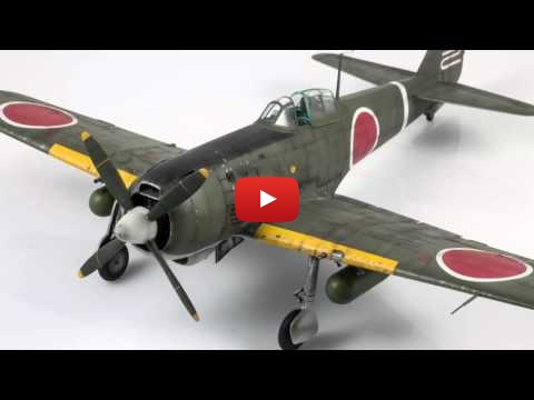 Embedded thumbnail for Full Build - Ki-84 Hayate Type 4 Hasegawa 1-48