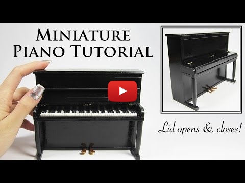 Embedded thumbnail for How To Model a Piano step by step