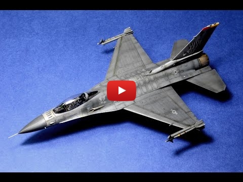 Embedded thumbnail for Quick Build - F-16 fighting falcon Tamiya 1-72 