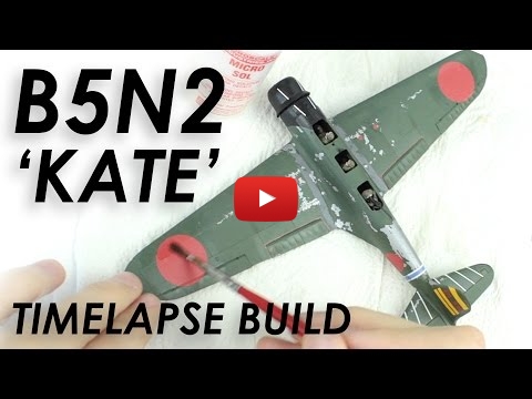 Embedded thumbnail for Full Build - Airfix B5N2 Kate Timelapse 