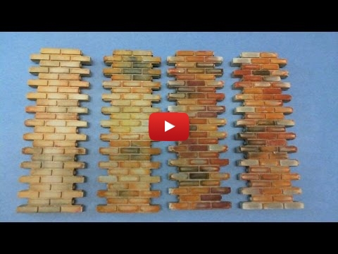 Embedded thumbnail for How To Colour 1/35 Scale Bricks In The Mold