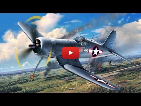 Embedded thumbnail for Full Build - Revell F4U-1D Corsair 1-72 scale