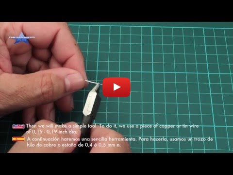 Embedded thumbnail for Masking Clear Parts using Frisket mask for airbrush