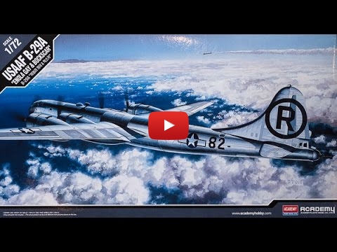 Embedded thumbnail for Academy : USAAF B-29A : 1/72  In Box Review