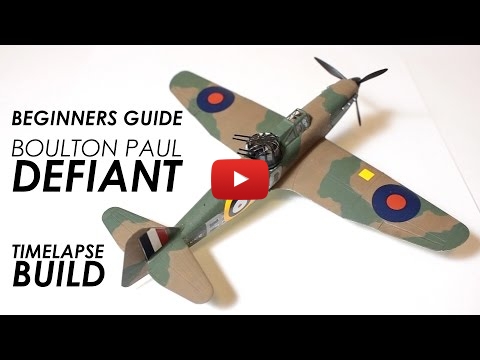 Embedded thumbnail for Scale Modelling for Beginners - Airfix Defiant 1:72 