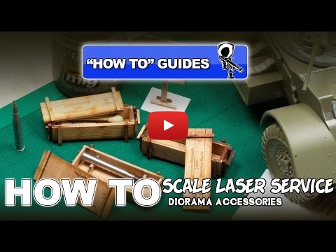 Embedded thumbnail for Review - Laser cutted wood accessories for diorama
