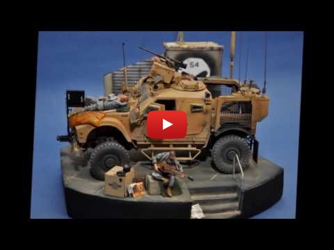 Embedded thumbnail for Diorama World - MRAP MATV &amp;quot;54&amp;quot; full quick project