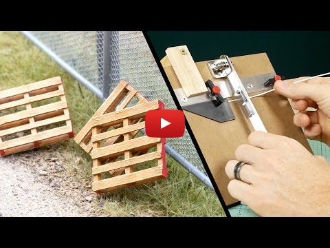 Embedded thumbnail for Diorama World - How to scratch build Pallets