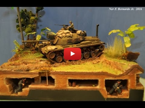 Embedded thumbnail for Diorama World - M48A3 &amp;quot;Victor Charlie&amp;quot; Diorama