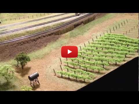 Embedded thumbnail for Diorama World - How to Plant an N-Scale Vineyard 