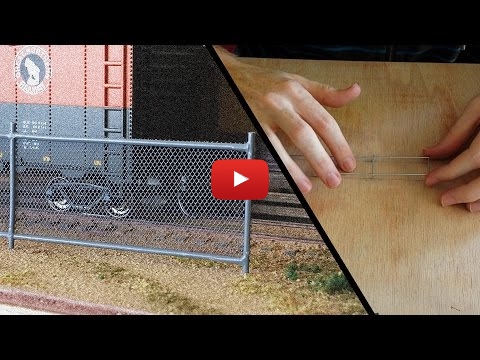 Embedded thumbnail for Diorama World - How to build a Chain Link Fence