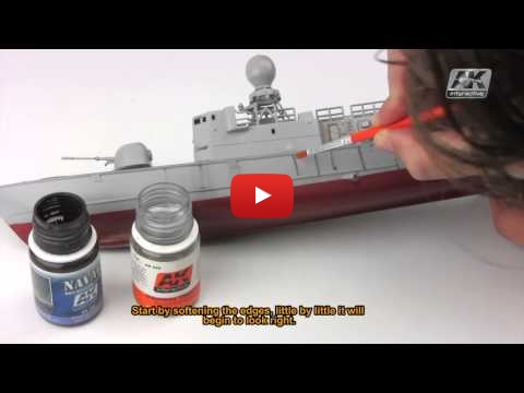 Embedded thumbnail for Review HowTo - AK305 Streaking Grime for Light Grey Ships