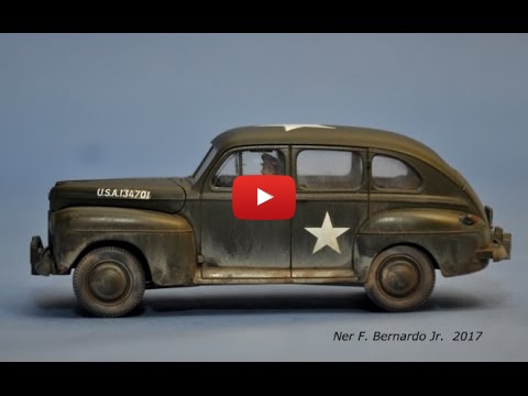 Embedded thumbnail for Full Build - US Army Staff Car by Tamiya 1-48